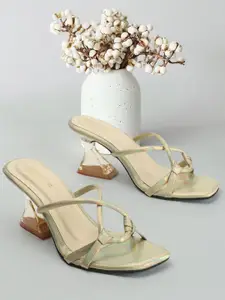 madam glorious Square Toe Stiletto Heels