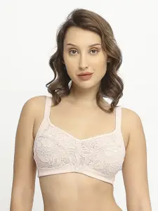 Soie Women Full Coverage Non Padded Non-Wired Lacy Bra