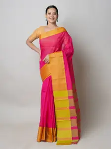Unnati Silks Handloom Pure Cotton Narayan Peth Saree