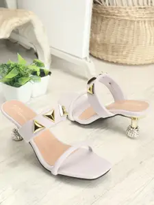 madam glorious Square Toe Stiletto Heels