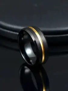 MEENAZ Men Silver-Plated Band Finger Ring