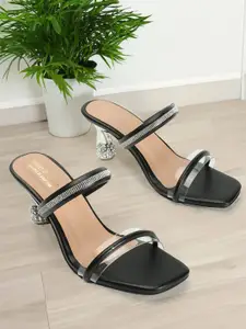 madam glorious Square Toe Stiletto Heels
