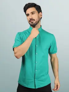 WEARDUDS Spread Collar Premium Slim Fit Casual Shirt