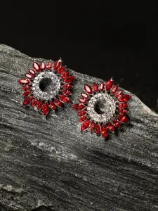 SOHI Red Earrings