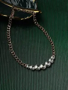 SOHI Gold Plated Necklace