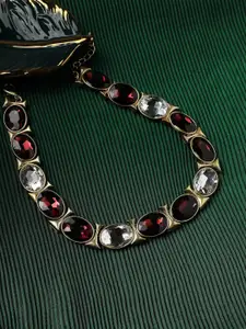 SOHI Gold-Plated Necklace