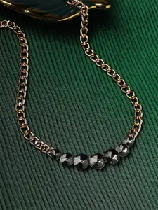 SOHI Gold Plated Necklace