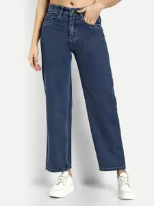 BROADSTAR Women Smart Cotton High-Rise Jeans
