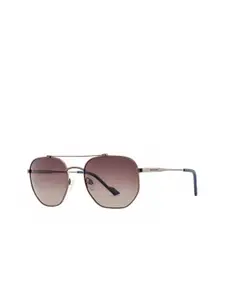 Royal Enfield Men Square Sunglasses with Polarised and UV Protected Lens RE-20010-C03