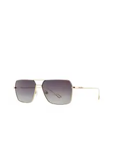 Royal Enfield Men Square Sunglasses With Polarised & UV Protected Lens RE-20006-C02