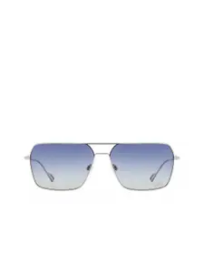 Royal Enfield Men Square Sunglasses with Polarised & UV Protected Lens RE-20006-C03