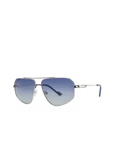 Royal Enfield Men Aviator Sunglasses with Polarised and UV Protected Lens RE-20015-C05