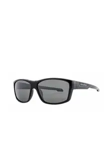 Royal Enfield Men Rectangle Sunglasses with Polarised and UV Protected Lens RE-20019-C01