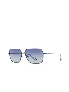 Royal Enfield Men Square Sunglasses with Polarised and UV Protected Lens
