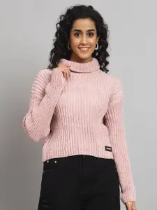 Chemistry Women Pink Woollen Sweater Vest