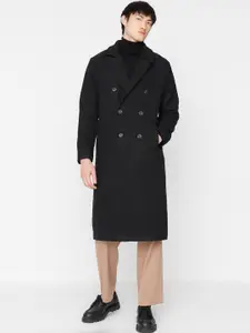 Trendyol Double-breasted Longline Casual Overcoat
