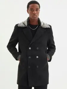 Trendyol Double-breasted Casual Overcoat