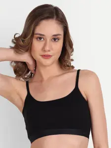 BLAZON Full Coverage Non Padded Stretchable Cotton Camisole Sports Bra - All Day Comfort