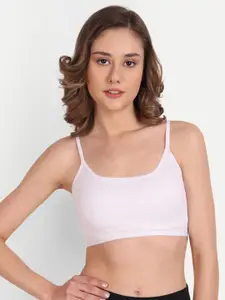 BLAZON Full Coverage Non Padded Stretchable Cotton Camisole Sports Bra - All Day Comfort