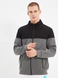 Trendyol Colourblocked Mock Collar Sweatshirt