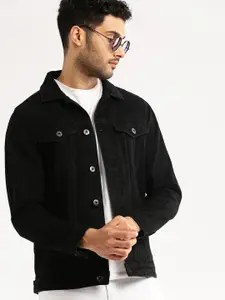 SHOWOFF Windcheater Spread Collar Denim Jacket