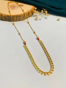 ABDESIGNS Brass Gold-Plated Antique Necklace