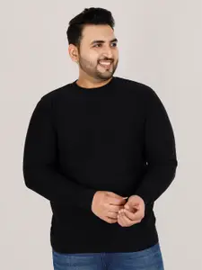 Sztori Plus Size Round Neck Pullover Sweater