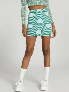 Puma WINTER RINK Printed Above Knee Skirt