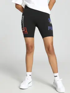 Puma CLASSICS GEN. 7 Women Printed High-Rise Sports Shorts