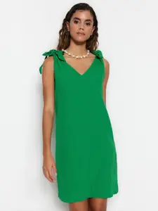 Trendyol V-Neck A-Line Dress