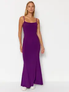 Trendyol Square Neck Sleeveless Maxi Dress