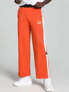 Puma T7 Relaxed-Fit Mid-Rise Track Pants