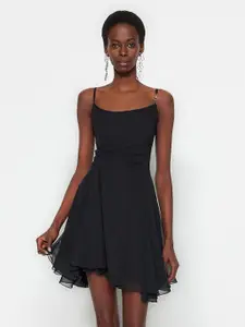 Trendyol Shoulder Straps A-Line Mini Dress