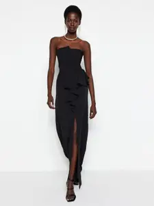 Trendyol Strapless Ruffled Maxi Dress