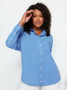 Trendyol Vertical Striped Casual Shirt