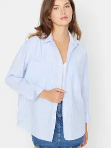Trendyol Vertical Striped Regular Fit Casual Shirt