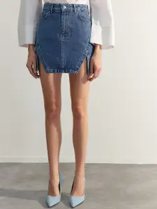 Trendyol Pure Cotton Mini Skirt