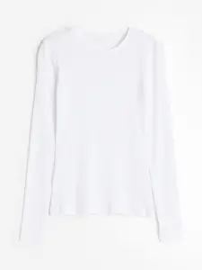 H&M Ribbed Cotton Top