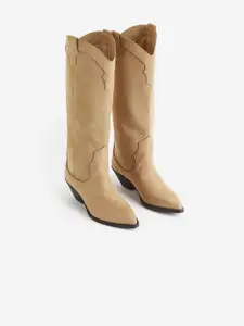 H&M Women Knee-High Cowboy Boots