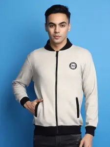 V-Mart Men Grey Sweatshirt