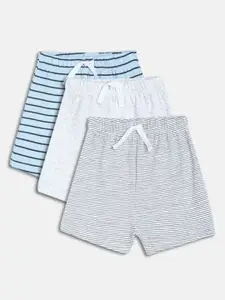MINI KLUB Boys Blue Striped Technology Shorts