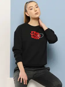 Slazenger Women Typography Printed Sweatshirt