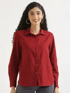 SAADAA Cotton Linen Casual Shirt