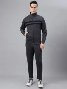 FCK GOLD Mock Collar Jacket With Track Pants