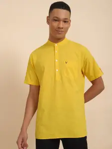 Allen Solly Band Collar Slim Fit Pure Cotton Casual Shirt