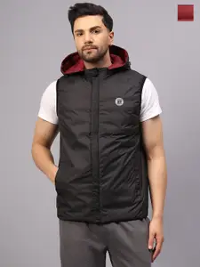 Shiv Naresh Hooded Reversible Padded Jacket