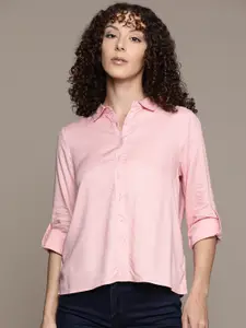 Roadster Women Solid Opaque Casual Shirt