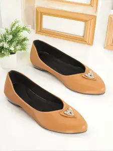 PERY PAO Pointed Toe Loafers