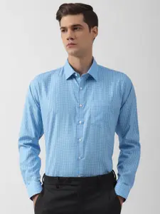 Van Heusen Slim Fit Checked Pure Cotton Formal Shirt