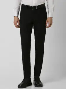 Peter England Men Slim Fit Formal Trousers